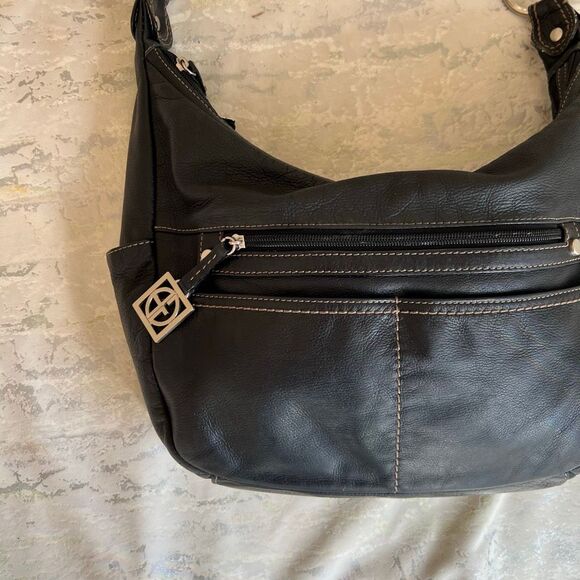 Giani Bernini Y2K slouch leather shoulder bag - Picture 6 of 14